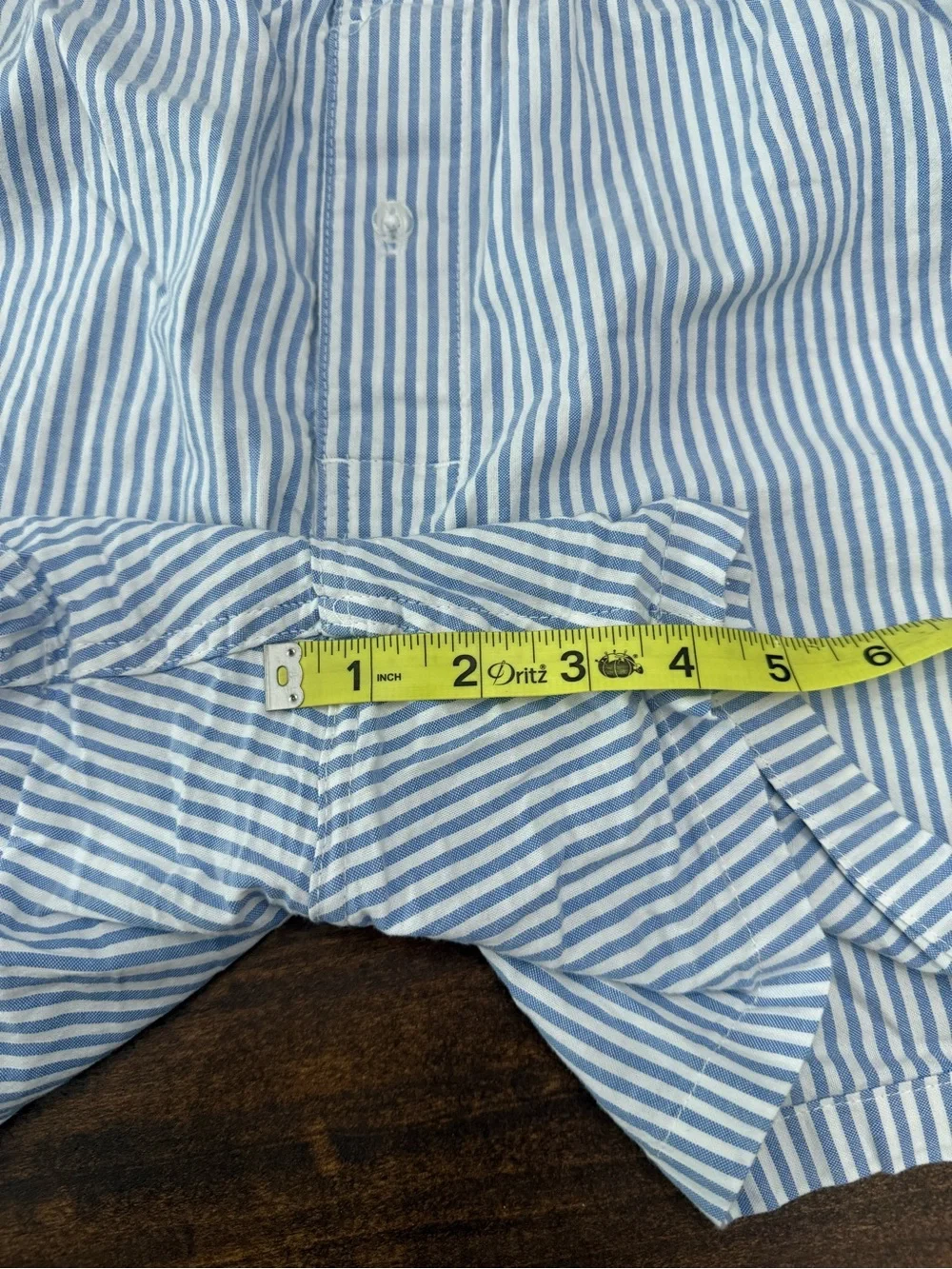 American Eagle Outfitters Light Blue & White Striped Men’s Boxers